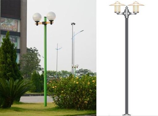 Cột đèn sân vườn Arlequin thân nhôm cao 4.5m có tính thẩm mỹ cao