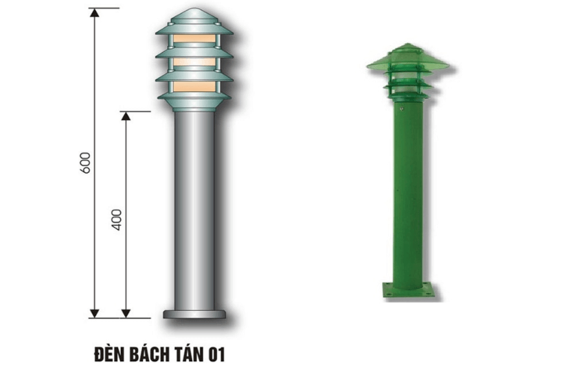 Mẫu đèn nhỏ gọn, dễ di chuyển