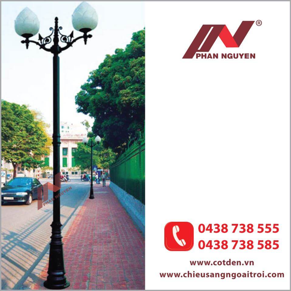cột đèn công viên tại Hà Tĩnh