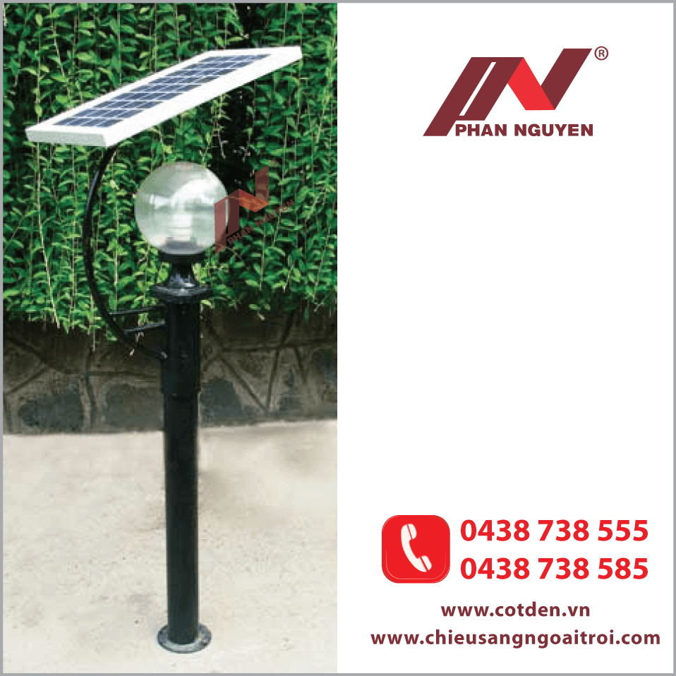 Đèn sân vườn năng lượng mặt trời