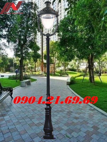 Cột đèn sân vườn DC06 lắp đèn nữ hoàng