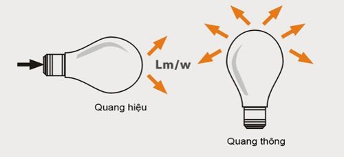 Đối với khu vực bếp ăn và phòng ngủ, quang thông của đèn led sẽ dao động từ 300 đến 400 lumen