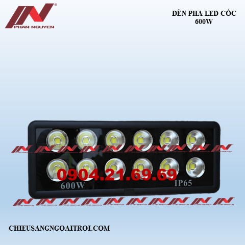Đèn pha led cốc 600w